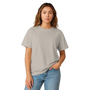 Casual Classics Womens/Ladies Combed Cotton Oversized T-Shirt / Stone